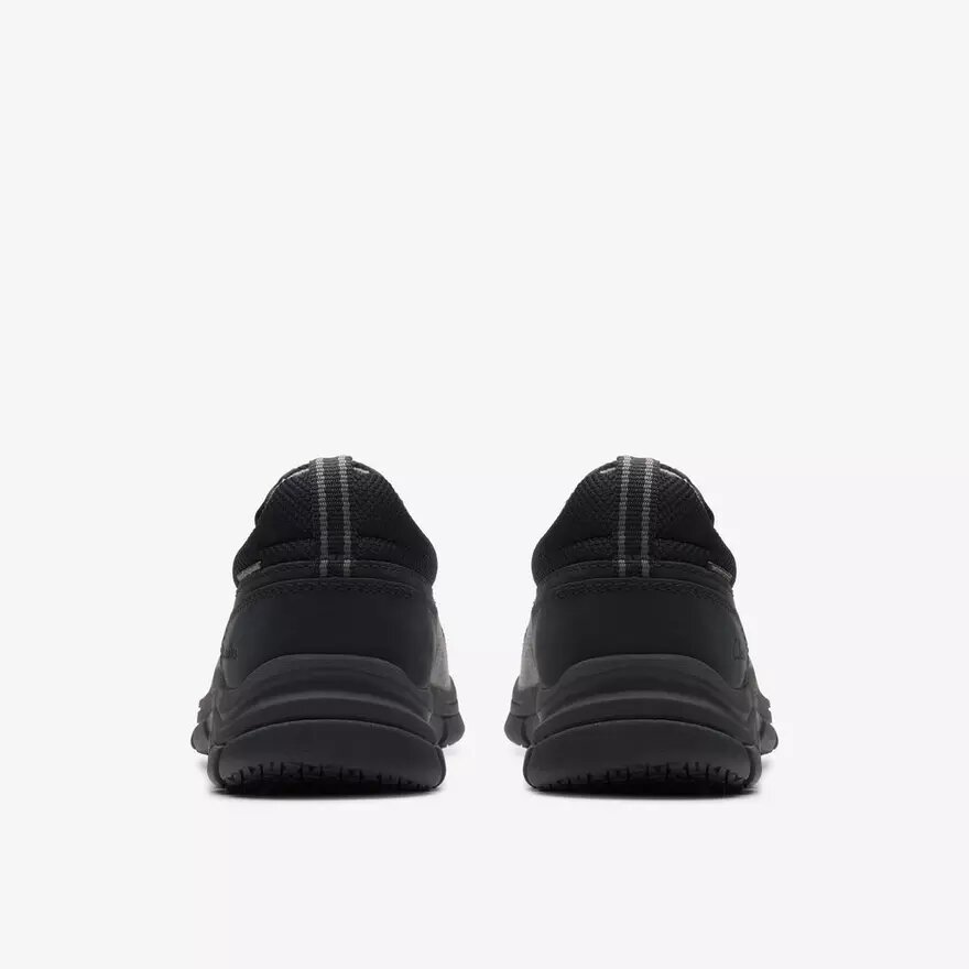 Mocassini da uomo Walpath Step in pelle nera Mocassini da uomo Walpath Step in pelle nera
