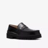 Mocassini da uomo Yukoner Penny in pelle nera Mocassini da uomo Yukoner Penny in pelle nera