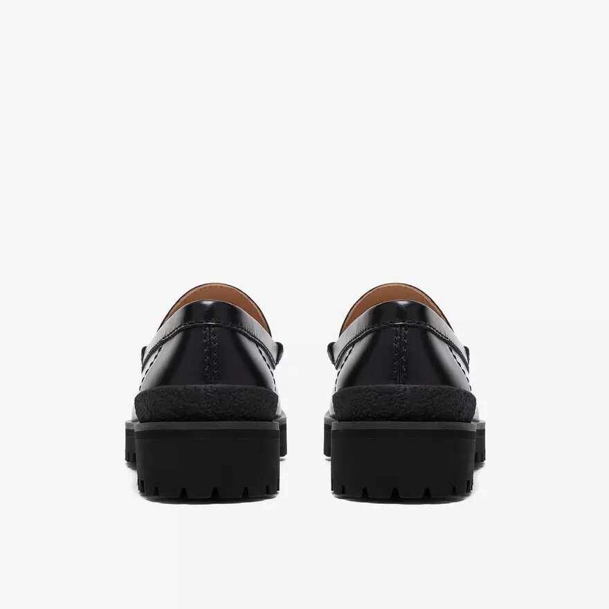 Mocassini da uomo Yukoner Penny in pelle nera Mocassini da uomo Yukoner Penny in pelle nera