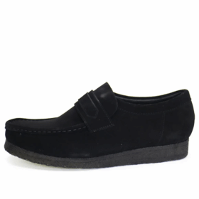 Mocassini Wallabee in pelle scamosciata “Black” 26172503