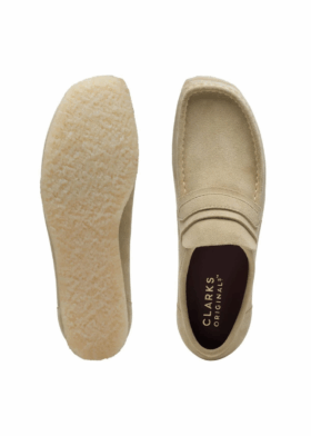 Mocassini Wallabee in pelle scamosciata “Maple” 26172504