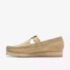 Mocassini Wallabee T-Bar da donna in pelle scamosciata color acero Mocassini Wallabee T-Bar da donna in pelle scamosciata color acero