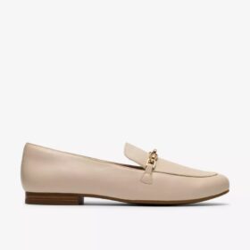 Mocassino da donna Tamna Iris in pelle bianca