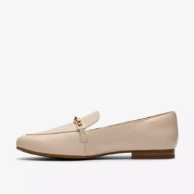 Mocassino da donna Tamna Iris in pelle bianca
