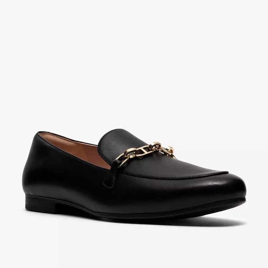 Mocassino da donna Tamna Iris in pelle nera Mocassino da donna Tamna Iris in pelle nera