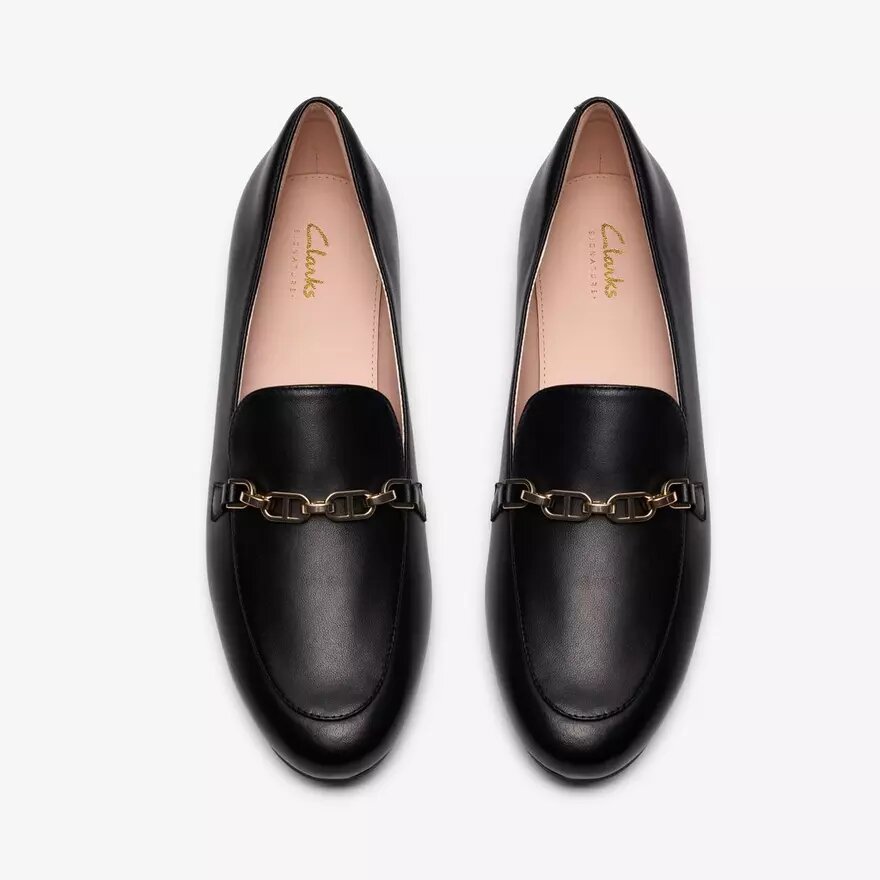 Mocassino da donna Tamna Iris in pelle nera Mocassino da donna Tamna Iris in pelle nera