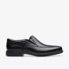 Mocassino da uomo Dresslite Step in pelle nera Mocassino da uomo Dresslite Step in pelle nera