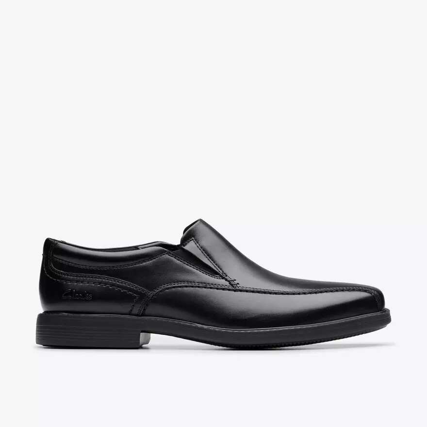 Mocassino da uomo Dresslite Step in pelle nera Mocassino da uomo Dresslite Step in pelle nera