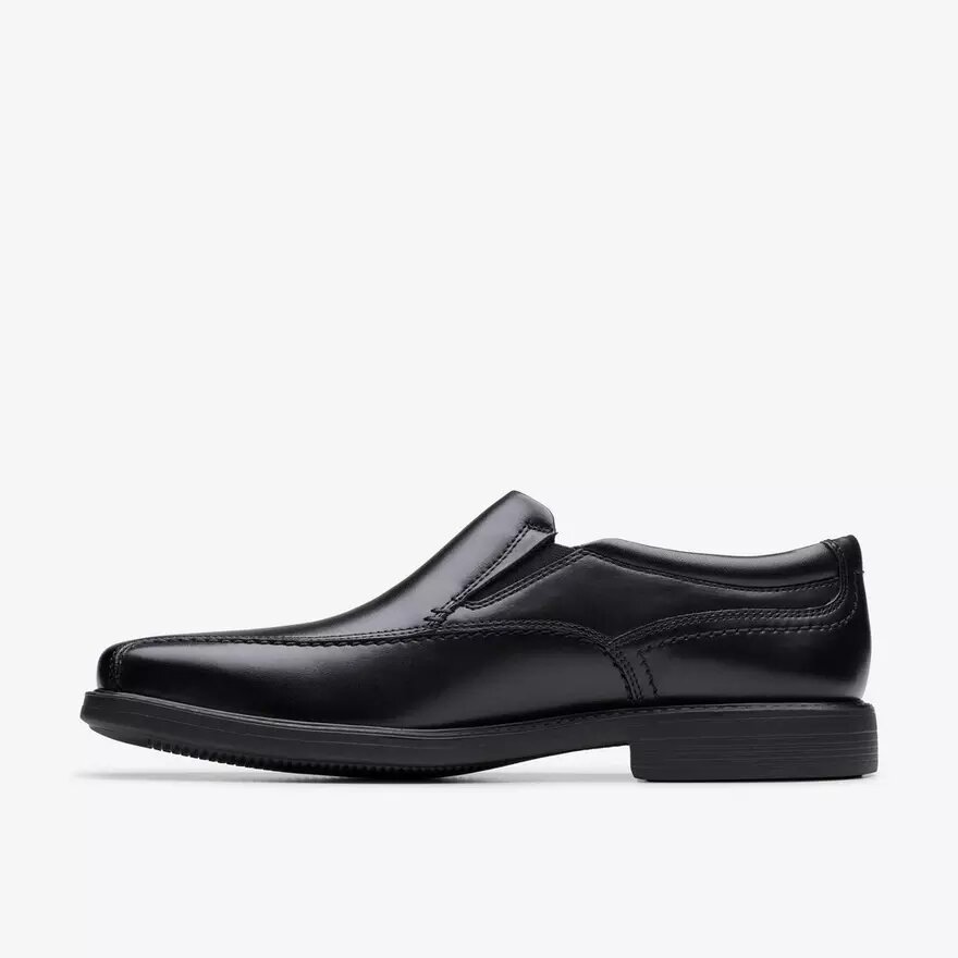 Mocassino da uomo Dresslite Step in pelle nera Mocassino da uomo Dresslite Step in pelle nera