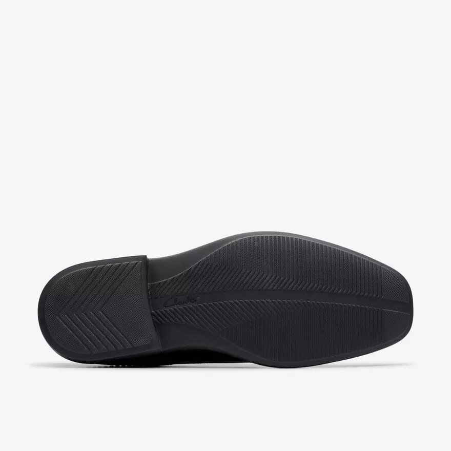 Mocassino da uomo Dresslite Step in pelle nera Mocassino da uomo Dresslite Step in pelle nera