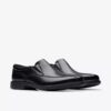 Mocassino da uomo Dresslite Step in pelle nera Mocassino da uomo Dresslite Step in pelle nera
