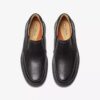 Mocassino da uomo Un Briley Step in pelle nera | clarks