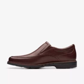 Mocassino da uomo Un Kendric Go in pelle mogano | clarks
