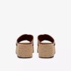Mule da donna Tessiah 2 con zeppe in pelle color cuoio Mule da donna Tessiah 2 con zeppe in pelle color cuoio
