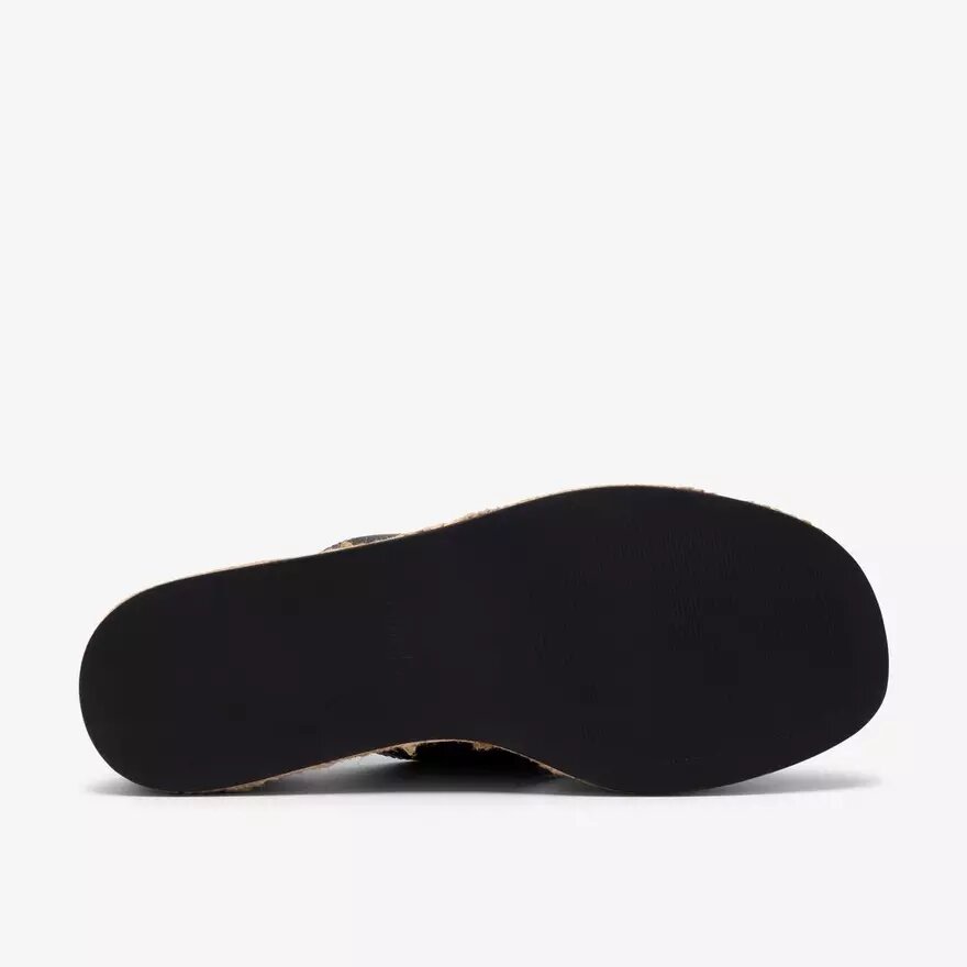 Mule da donna Tessiah 2 con zeppe in pelle nera Mule da donna Tessiah 2 con zeppe in pelle nera