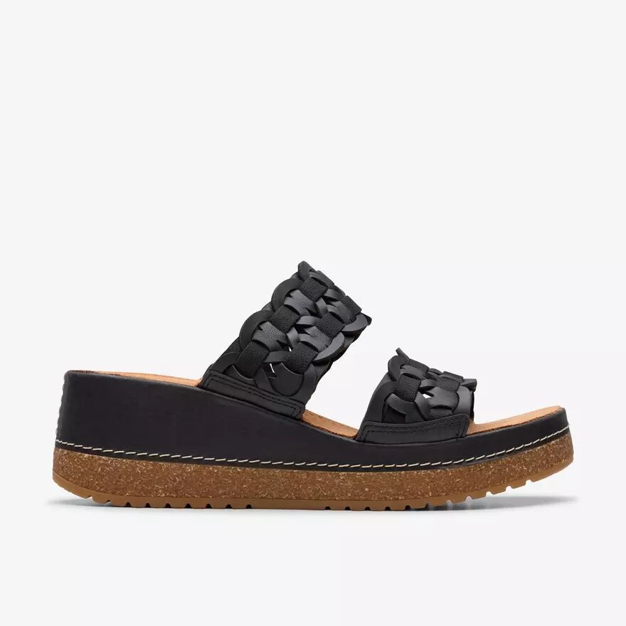 Mule Kassanda da donna, modello combinato nero Mule Kassanda da donna, modello combinato nero