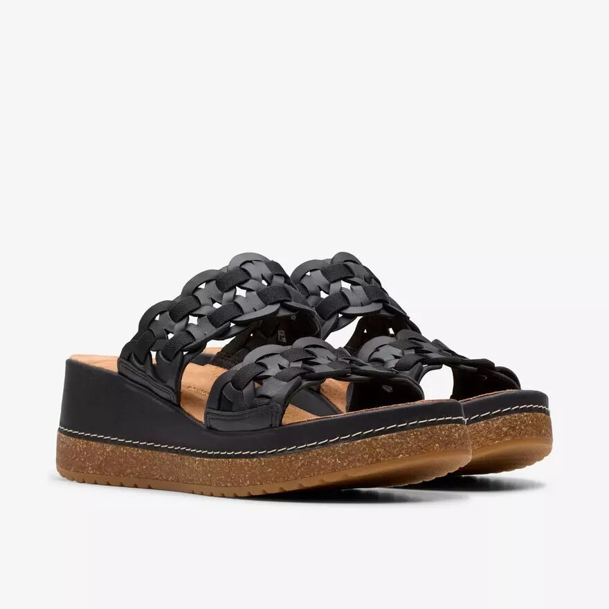 Mule Kassanda da donna, modello combinato nero Mule Kassanda da donna, modello combinato nero