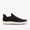 Nalle Step da donna: slip-on in maglia nera Nalle Step da donna: slip-on in maglia nera