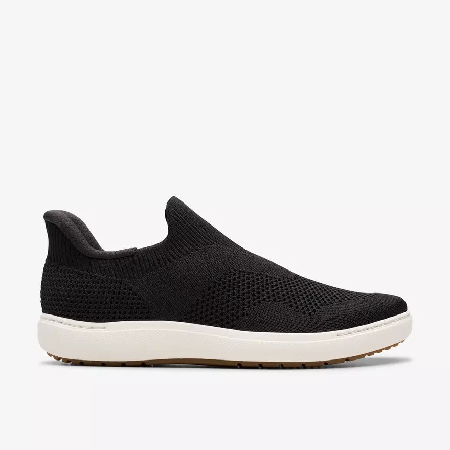 Nalle Step da donna: slip-on in maglia nera Nalle Step da donna: slip-on in maglia nera