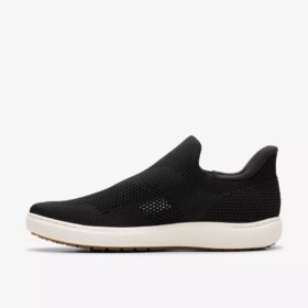 Nalle Step da donna: slip-on in maglia nera