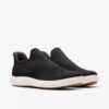 Nalle Step da donna: slip-on in maglia nera Nalle Step da donna: slip-on in maglia nera