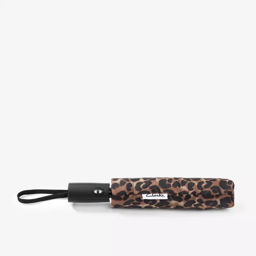 Ombrello da donna con stampa leopardata Ombrello da donna con stampa leopardata