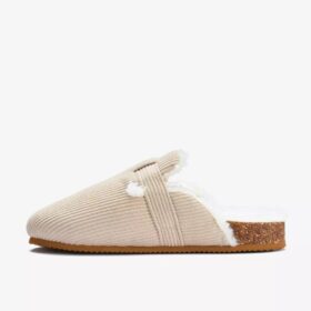 Pantofole da donna Cory Buckle color kaki