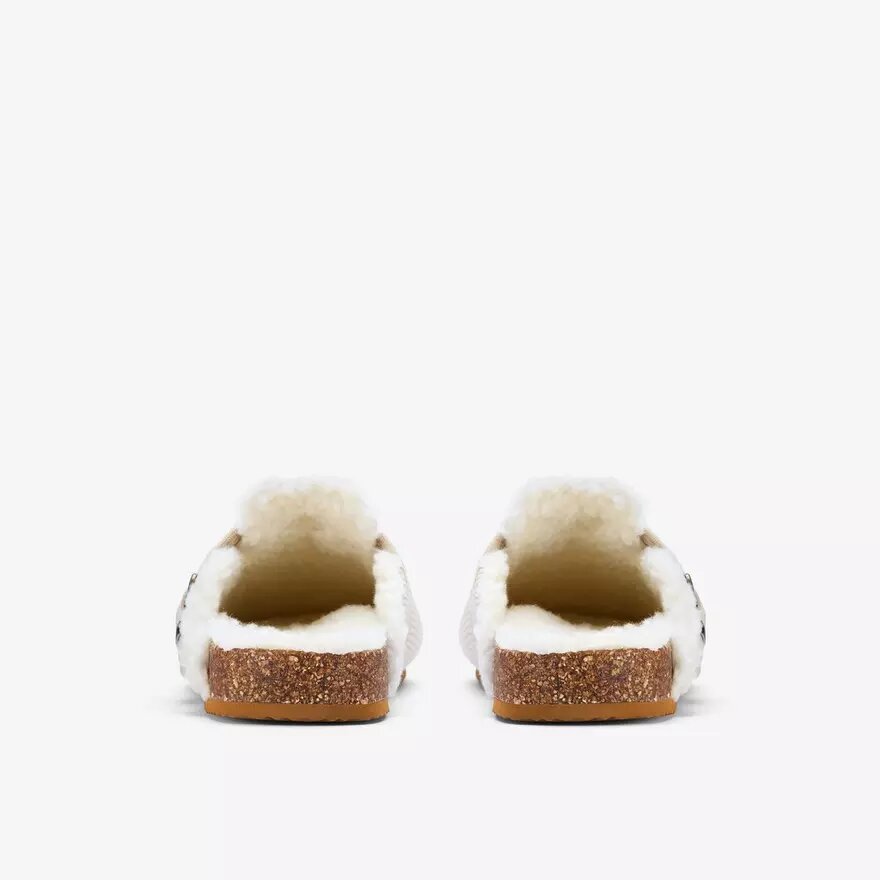 Pantofole da donna Cory Buckle color kaki Pantofole da donna Cory Buckle color kaki