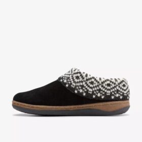 Pantofole da donna Willowdean in maglia nera