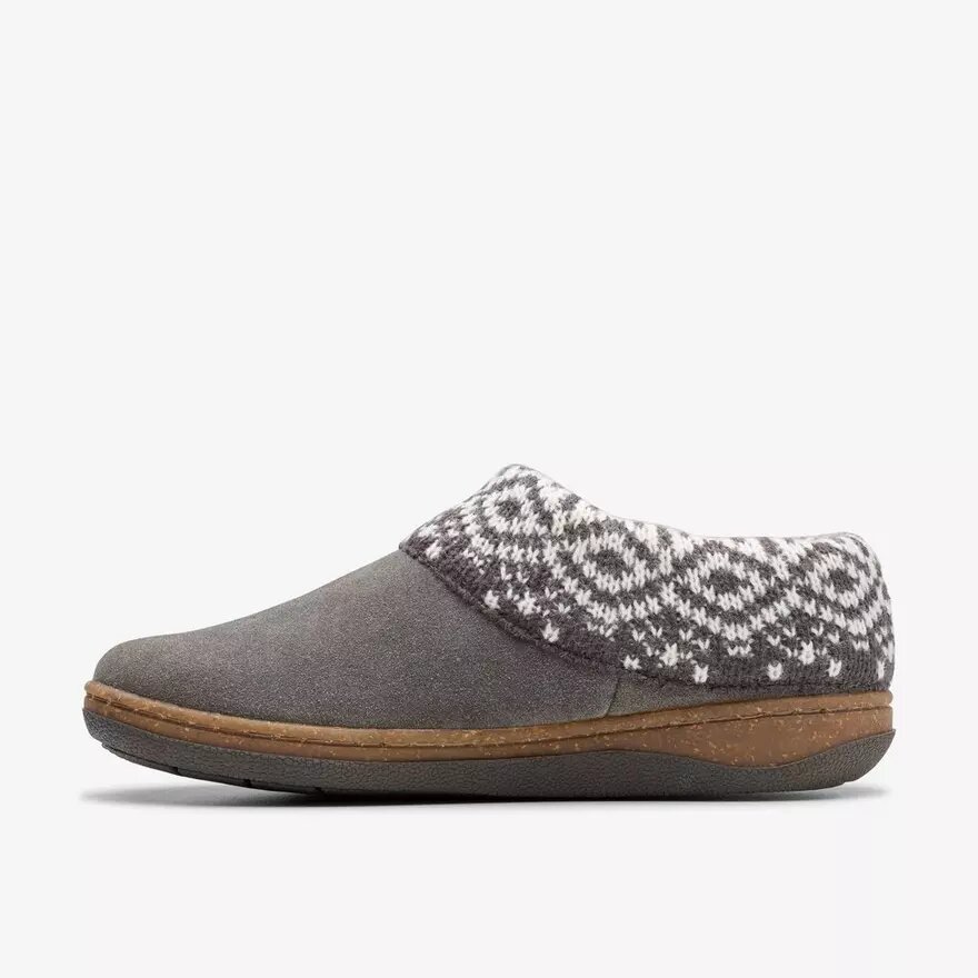 Pantofole da donna Willowdean Sweater grigio scuro Pantofole da donna Willowdean Sweater grigio scuro