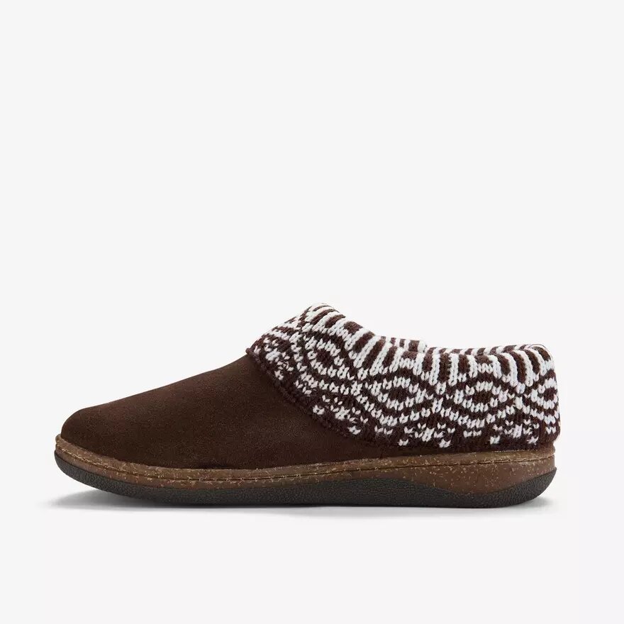 Pantofole da donna Willowdean Sweater marrone scuro Pantofole da donna Willowdean Sweater marrone scuro