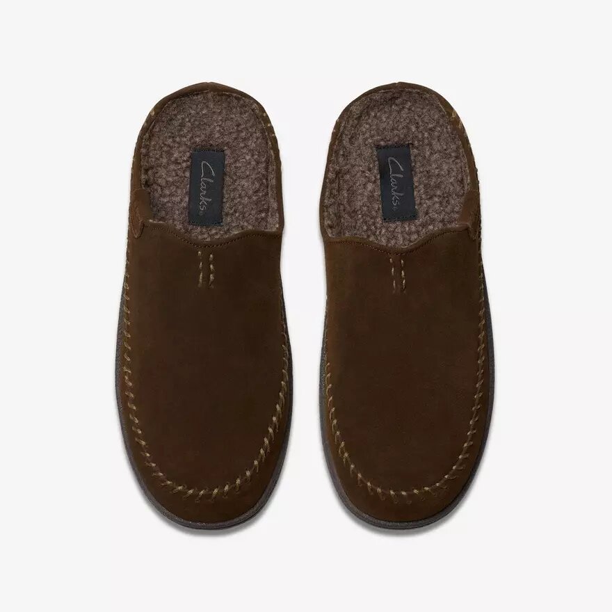 Pantofole da uomo Frien Wall marroni Pantofole da uomo Frien Wall marroni
