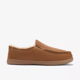 Pantofole da uomo Gorstan Step color cognac