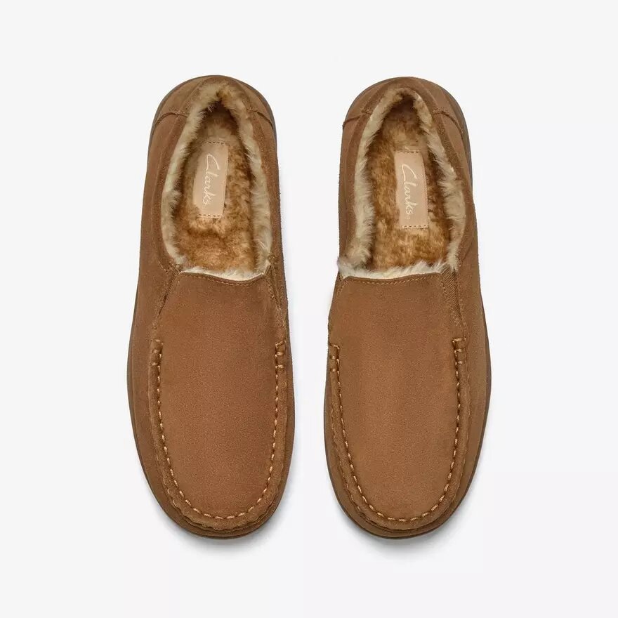 Pantofole da uomo Gorstan Step color cognac Pantofole da uomo Gorstan Step color cognac