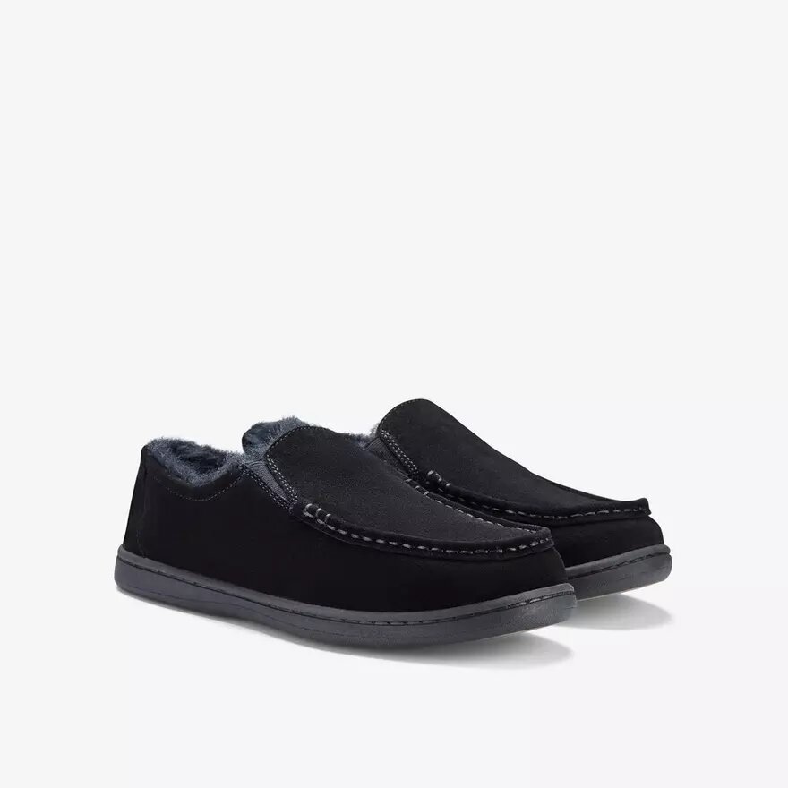 Pantofole da uomo Gorstan Step nere Pantofole da uomo Gorstan Step nere