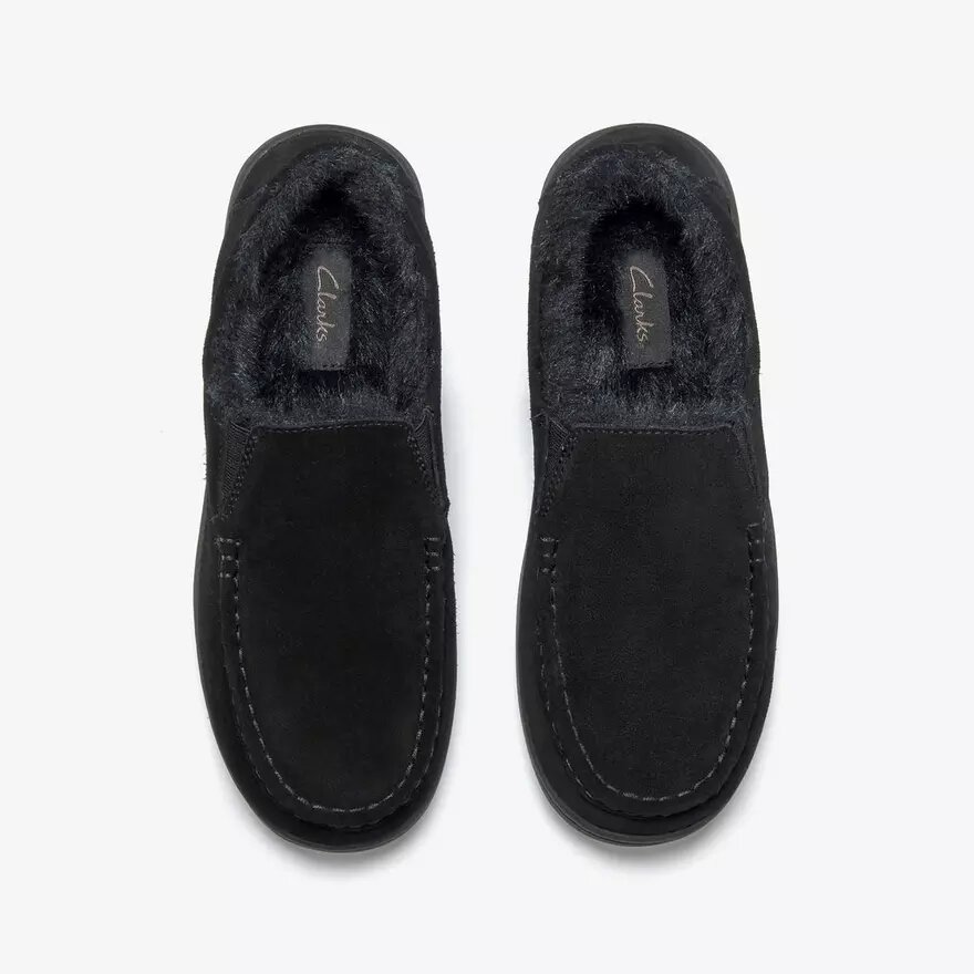 Pantofole da uomo Gorstan Step nere Pantofole da uomo Gorstan Step nere
