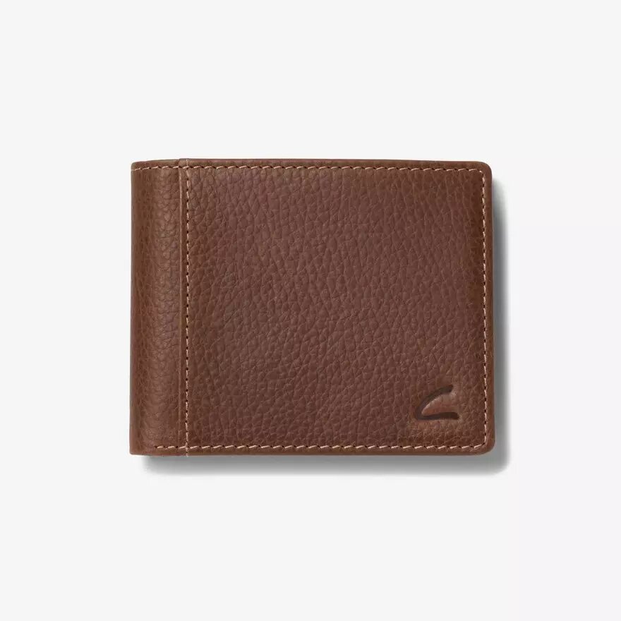 Portafoglio da uomo sottile a doppia piega in pelle martellata, color marrone – Portafogli per uomo – Stati Uniti Portafoglio da uomo sottile a doppia piega in pelle martellata, color marrone – Portafogli per uomo – Stati Uniti