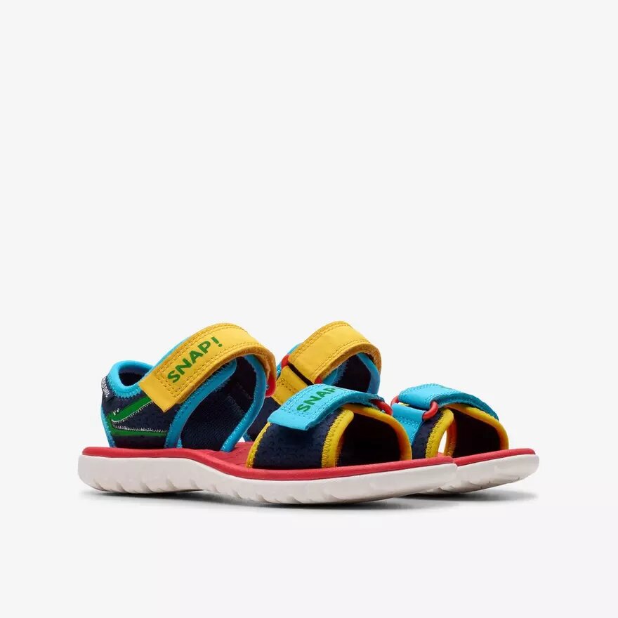 Sandali bassi da bambino Surfing Ace con stampa blu navy Sandali bassi da bambino Surfing Ace con stampa blu navy