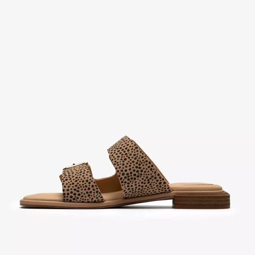 Sandali bassi da donna Ariany Bay con stampa animalier Sandali bassi da donna Ariany Bay con stampa animalier