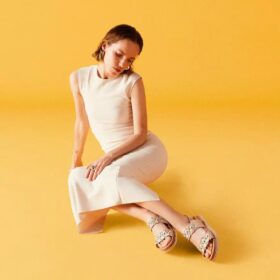 Sandali bassi da donna Arwell Glide con combinazioni metallizzate