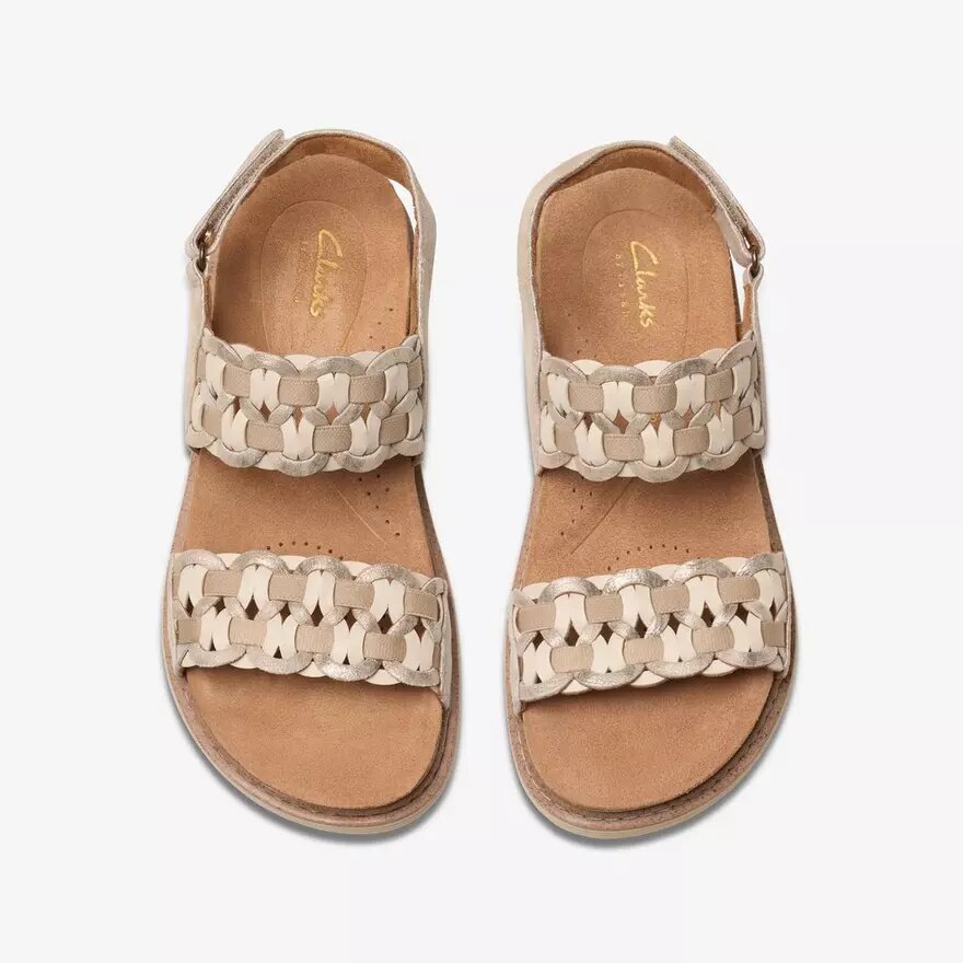 Sandali bassi da donna Arwell Glide con combinazioni metallizzate Sandali bassi da donna Arwell Glide con combinazioni metallizzate