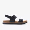 Sandali bassi da donna Arwell Glide neri Sandali bassi da donna Arwell Glide neri