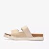 Sandali bassi da donna Arwell Step in pelle color crema Sandali bassi da donna Arwell Step in pelle color crema