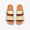 Sandali bassi da donna Arwell Step in pelle color crema Sandali bassi da donna Arwell Step in pelle color crema