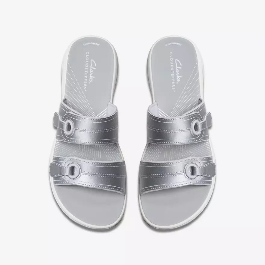 Sandali bassi da donna Breeze Maye Silver Cloudsteppers™ Sandali bassi da donna Breeze Maye Silver Cloudsteppers™