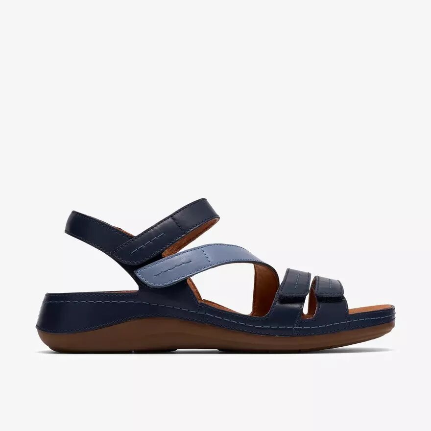 Sandali bassi da donna Cecily Mix blu combinati Sandali bassi da donna Cecily Mix blu combinati