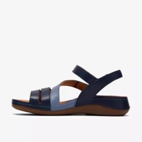 Sandali bassi da donna Cecily Mix blu combinati