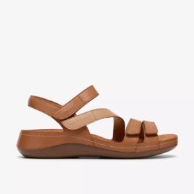 Sandali bassi da donna Cecily Mix in combinazione di colori beige Sandali bassi da donna Cecily Mix in combinazione di colori beige