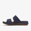Sandali bassi da donna Cecily Step in nabuk blu navy Sandali bassi da donna Cecily Step in nabuk blu navy
