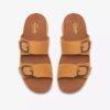 Sandali bassi da donna Cecily Step in nabuk color ocra chiaro Sandali bassi da donna Cecily Step in nabuk color ocra chiaro